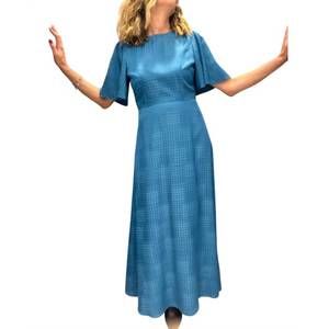 NEW TRAFFIC PEOPLE circle of trust rene dress in blue